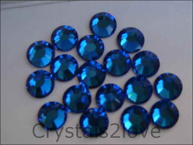 144 pieces (1 gross) 9ss CAPRI BLUE Swarovski Rhinestones