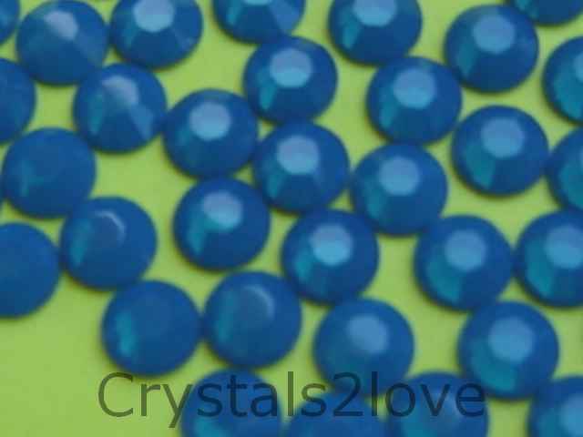144 pieces 16ss CARIBBEAN BLUE Swarovski HOTFIX Rhinestones