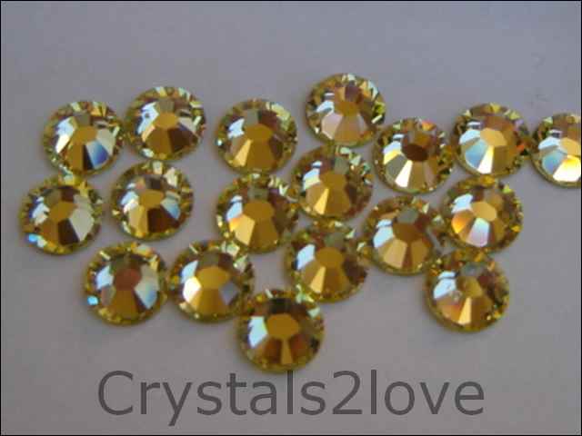 72 pieces 20ss JONQUIL Swarovski HOTFIX Rhinestones