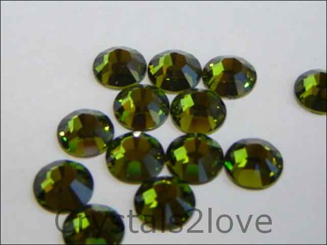 144 pieces 5ss OLIVINE Preciosa Maxima Rhinestones